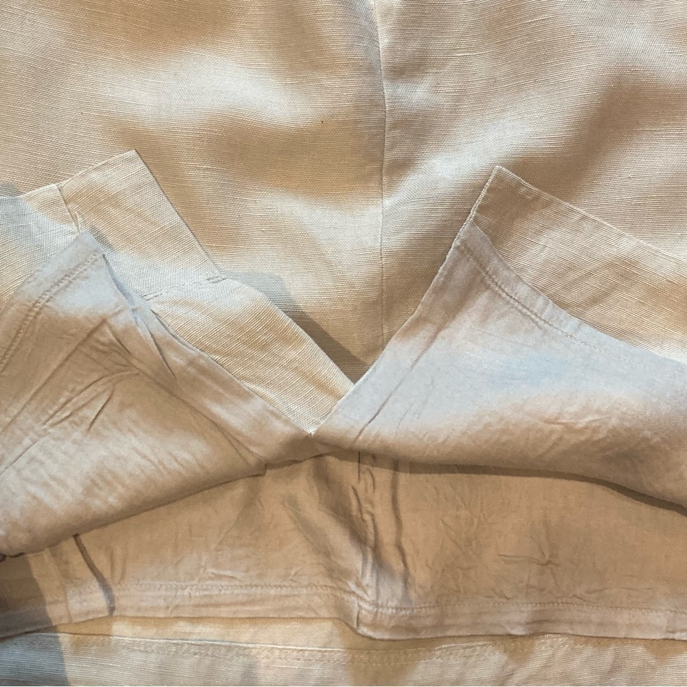 WILFRED Sz 8 Spaghetti Strap Lined Pencil Skirt Seam Pocket Zipper Closure Dress - Picture 8 of 13